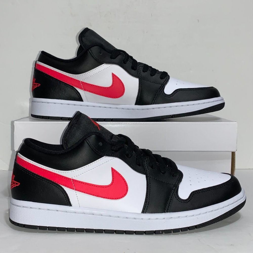 Jordan 1 Low Black Siren Red Womens Size 12US